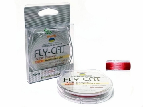 Волосінь NTEC Fly-Cat Red 50м 0,12мм