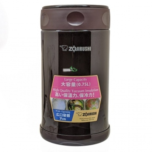 Пищевой термоконтейнер Zojirushi SW-FCE75TD 0,75л коричневый