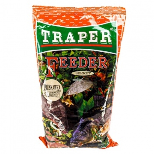 Прикормка Traper Secret Series 1кг Feeder Strawberry