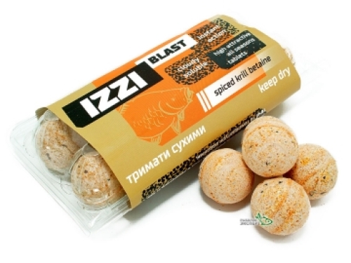 Растворимая таблетка IZZI Blast Spiced Krill 25мм (10шт/уп)
