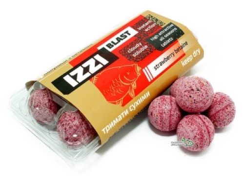Растворимая таблетка IZZI Blast Strawberry 25мм (10шт/уп)