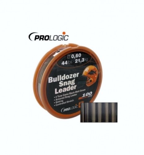 Шок-лідер Prologic Bulldozer Snag Leader 100м 58lbs 27,8кг 0,7мм Camo