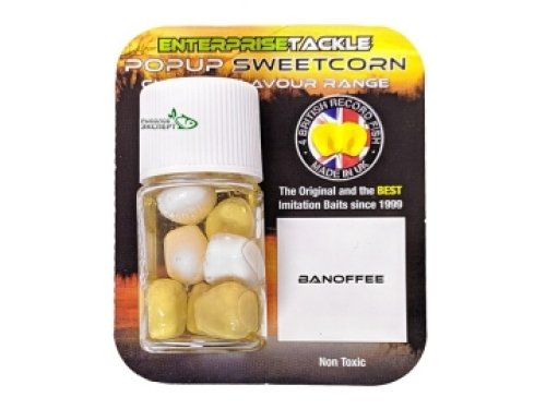 Кукуруза искусственная Enterprise Tackle Pop-Up Sweetcorn - Nutrabaits Banoffee