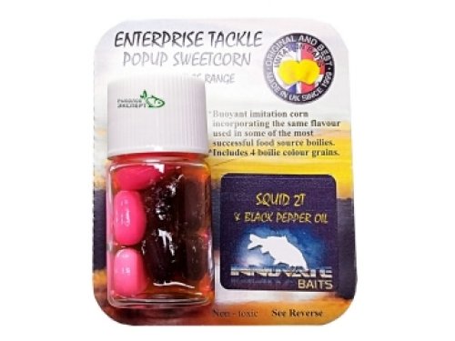 Кукурудза штучна Enterprise Tackle Pop-Up Sweetcorn - Squid & black pepper oil