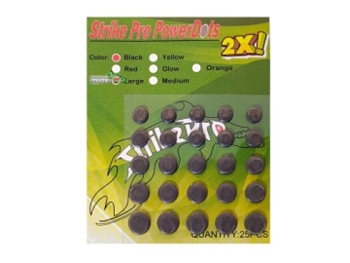 Утяжелитель Strike Pro для воблеров Power Dots 2X M Black, 25шт