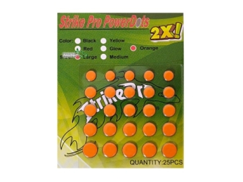 Утяжелитель Strike Pro для воблеров Power Dots 2X L Orange, 25шт