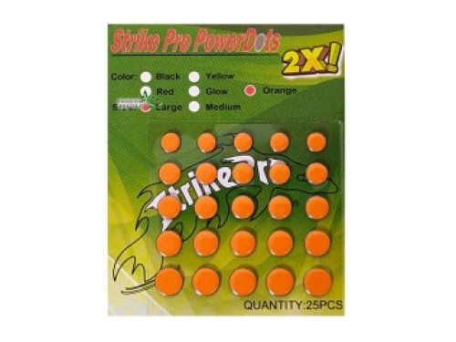 Утяжелитель Strike Pro для воблеров Power Dots 2X M Orange, 25шт