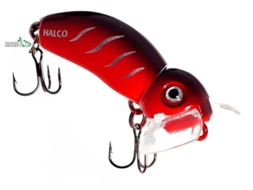Воблер Halco Night Walker Nano 36F 3,5г R18 Red Tiger