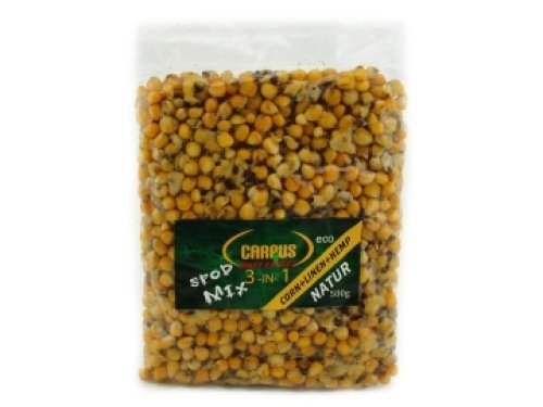 Зерновая смесь Carpus "Кукуруза+Лен+Конопля" 0,5кг