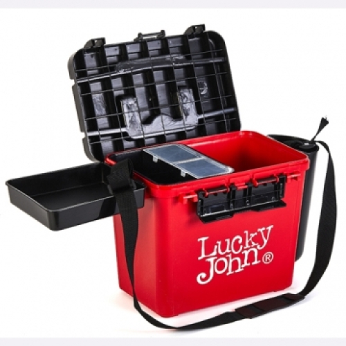 Ящик зимний Lucky John пластиковый (38x26x31,5)
