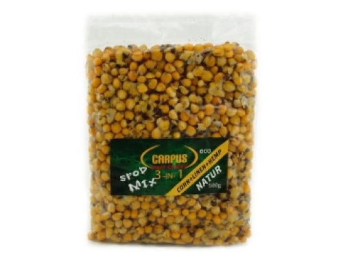 Зерновая смесь Carpus "Кукуруза+Лен+Конопля" 0,5кг