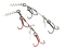 Оснащення Savage Gear Carbon49 Corkscrew Stinger 2x