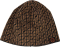 Шапка Brain з патерном black/brown