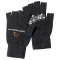 Перчатки Savage Gear Knitted Half Finger Glove, dark grey melange - разм. XL