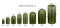 Гермомішок Tramp PVC Diamond Rip-Stop, olive 25л (UTRA-118-olive)