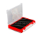 Коробка Meiho Run Gun Case 3010W-1 clear/red 205×145×40 мм