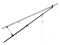 Держатель удилища Carp Zoom Feeder & Match Rod Holder, 80-185см (CZ9323)