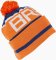Шапка Brain с помпоном 58 - blue/orange