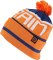 Шапка Brain с помпоном 58 - blue/orange