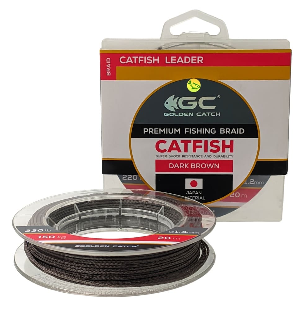 Поводковый материал Golden Catch Catfish Leader 20м 1,4мм: купить недорого  в Киеве, Харькове ― Рыболов - Эксперт