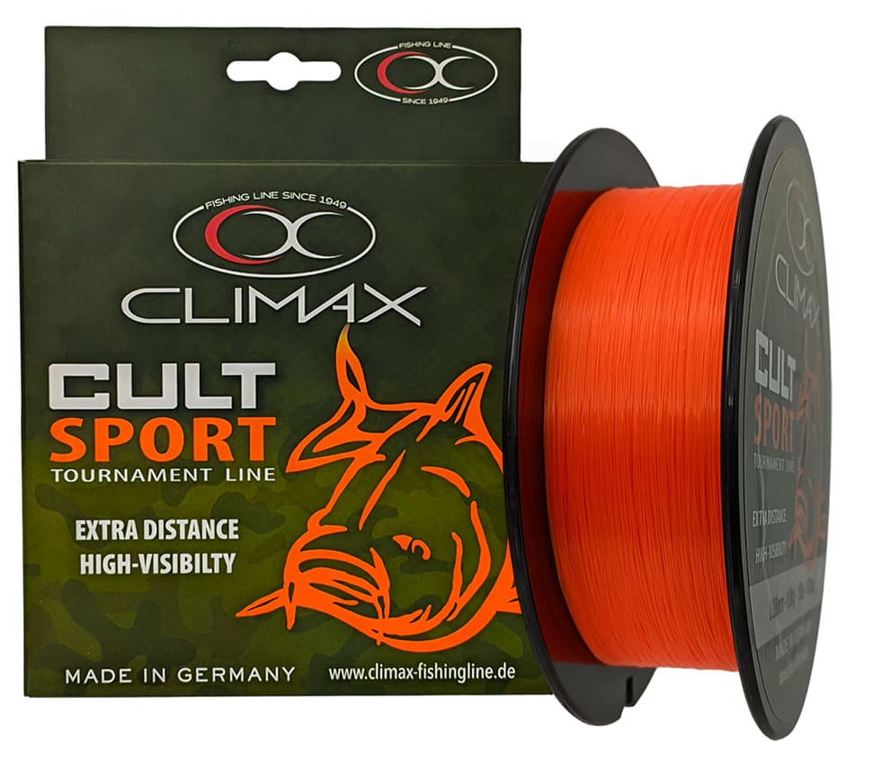 Леска Climax Cult Carp Sport Orange 1000м