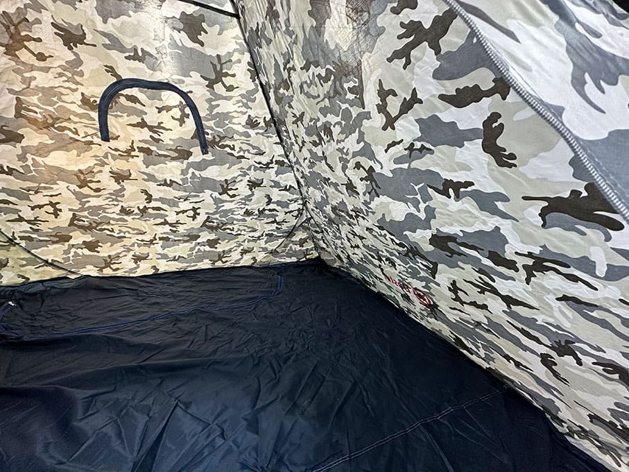 Палатка зимняя Daster автоматическая с дном, камуфляж 2,3x2,3x1,70м