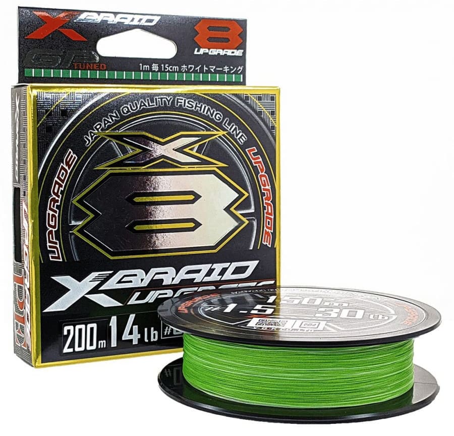 Шнур YGK X-Braid Upgrade X8 200м #1.2/0,185мм 25lb/11,3кг