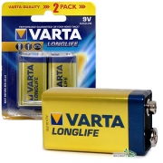 Батарейка Крона Varta Longlife 9V alkaline 4122
