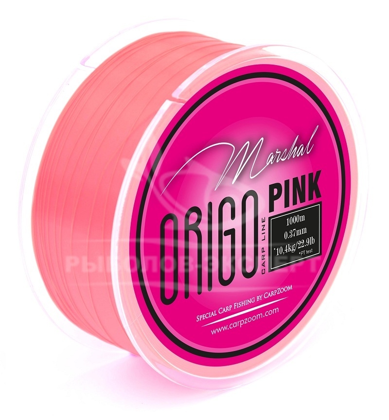 Леска Carp Zoom Marshal Origo Carp Line Pink 0,30мм 1000м 7,2кг