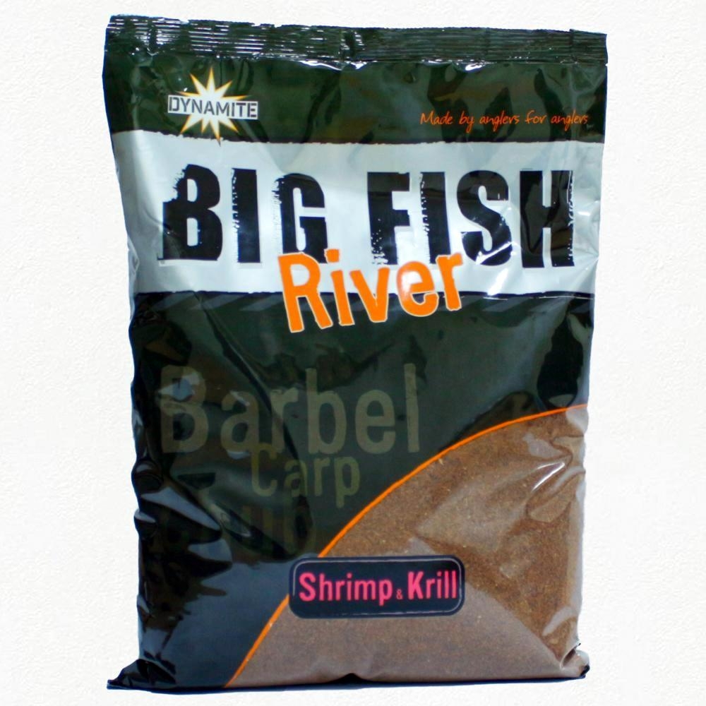 Прикормка Dynamite Baits Big Fish River 1,8кг - Shrimp & Krill